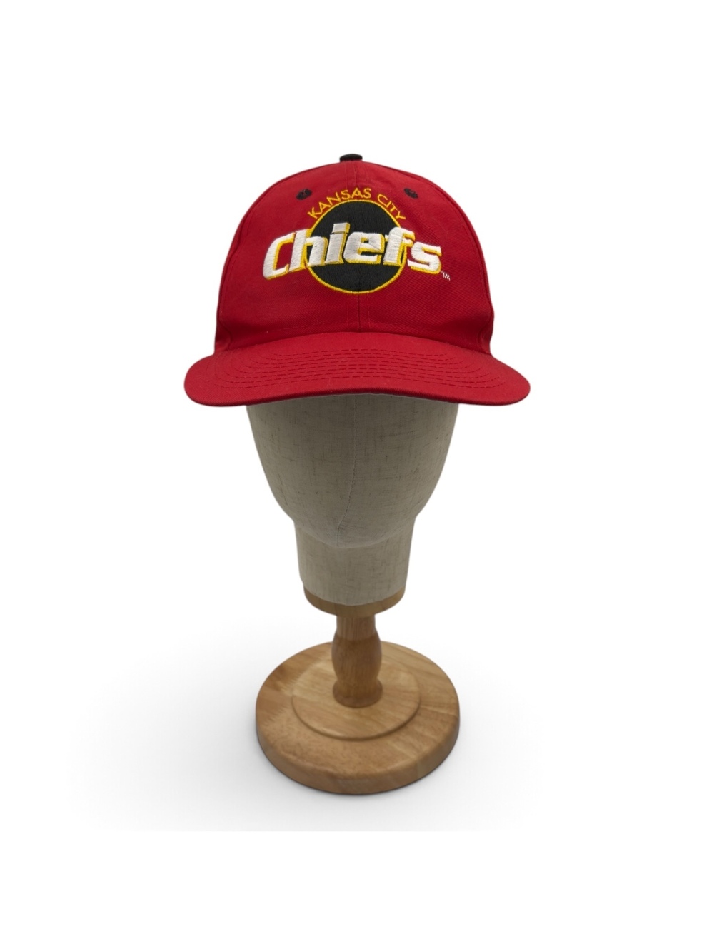 Vintage Kansas City Chiefs Red Snapback Hat by Logo 7 NFL Team